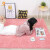 Xintengfei floor mat bedroom non slip mat absorbent mat kitchen mat balcony foot pad living room tea table mat bay window mat Plush full spread household mat can be customized gray 50 * 180cm (kitchen, bedside mat)