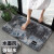 Long pilethick door mat doormat bathroom toilet toilet water absorption non slip mat bedroom living room entrance dirty mat household foot pad bathroom tie dye ink series Star grey 40x60cm (bathroom water absorption)