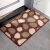 Yumei floor mat household doormat foot pad door bathroom mat entrance door mat floor mat foyer porch foot pad non slip wear resistant Brown pebbles 80x100cm