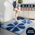 Mirey's floor mat doormat kitchen bathroom non slip mat toilet entrance water absorption foot pad support custom gorgeous blue figure convex shaped customized please contact customer service