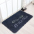 Lijia mat mat mat non slip porch entrance foot pad bathroom doormat light grey Hippo 40 * 60cm (actual pattern random)