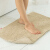 Come and go chenille floor mat doormat custom toilet bathroom suction pad foot pad sub kitchen long strip non slip pad bedroom door bedside Bay mat machine washable Khaki 40 * 60cm double-sided chenille, machine washable