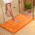 Feather up bathroom door mat bathroom bedroom living room bathroom foyer entrance non slip mat foot pad doormat orange 80 * 120