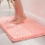 Superior superfine fiber chenille floor mat doormat entrance hall bedroom kitchen mat bathroom entrance water absorption foot pad bathroom non slip mat living room sofa tea table paper pink 40 * 60cm