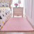 Fluffy carpet living room room room room Girl Pink Princess girl can customize rectangle full of lovely carpet short velvet rectangle pink 200 * 250cm send square cushion