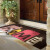 Door entry floor mat doormat home hall silk circle non slipfoot pad doormat step on foot pad coffee bottom home 80cm * 120cm