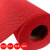 Non slip mat PVC plastic floor mat toilet floor mat toilet waterproof pad shopping mall corridor stairway non slip mat hollow hydrophobic mat red length 1m width 0.9m thickness 3.5mm