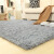 Light pale blue carpet living room tea table long wool bedroom bedside solid color encryption thick can be customized ruler gray 200 * 300cm