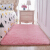 Fluffy carpet living room room room room Girl Pink Princess girl can customize rectangle full of lovely carpet short velvet rectangle pink 200 * 250cm send square cushion