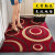 Custom floor mat for entering door door door foot pad household bedroom bathroom porch living room foyer non slip mat water absorbent mat bathroom floor mat blanket red rich circle 60 * 90cm [entering size]