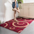 Custom floor mat for entering door door door foot pad household bedroom bathroom porch living room foyer non slip mat water absorbent mat bathroom floor mat blanket red rich circle 60 * 90cm [entering size]