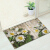 Floor mat doormat entrance hallway foot pad kitchen bathroom water absorption non slip mat household floor mat step by step water lily 40x60 cm