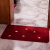 Foot pad home bedroom doorstep bathroom non slip mat kitchen stairs mat Red 60 * 90cm