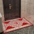 Double happiness: doormat Chinese style non slip water absorbing carpet entrance aisle rub foot pad home congratulation fortune red default rectangle 80cm * 120cm