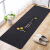 Jiuzhou deer Floor Mat non slip water absorption foot pad 45 * 120cm bathroom doormat sub toilet kitchen bathroom dust and oil prevention bedroom blanket dark gray floret