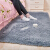 Simple carpet non slipcoffee table blanchethick living room bedroom long pile crawling blanket bedside blanket bay window blanket long pile blue gray 70 * 160cm