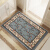 Foot pad European style household doormat kitchen mat doormat bathroom toilet water absorption non slip mat blue 60 * 90cm