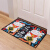 Non slipdoormat bathroom water absorption foot pad bedside floor mat wear resistant porch mat crystal velvet floor mat Zhaocai cat 50 * 80cm