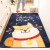 Entrance hall foot pad entrance non slip mat wear resistant mat door mat chaichai dog 80 * 120cm