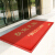 Welcome to floor mat 80 * 120cm red shopping mall welcome to doormat plastic PVC waterproof non slip mat entrance hall foot pad silk ring dust removal foot pad 8533