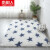 Nanjiren carpenter long pile living room bedroom sofa carpenter bedside carpet Pentagram 70 * 160cm