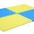 Ming De crawl mat Eco-Friendly leaf pattern foam ground mat double side increase Thick Taekwondo gymnasium special splicing cushion 60*90*2.2CM blue (1 piece price)