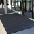 Yaku nylon carpet surface solid color custom dedusting floor mat doormat doormat lobby entrance foot pad bathroom door non slip mat black gray 90cm * 120cm