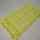 Green bathroom mat