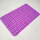 Bathroom mat purple